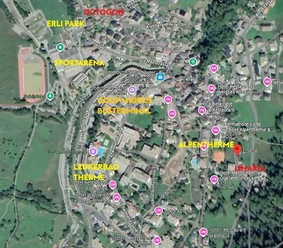 Center, Sauna, View - Haus Linaria * Leukerbad