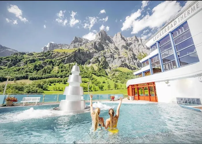 Center, Sauna, View - Haus Linaria Leukerbad