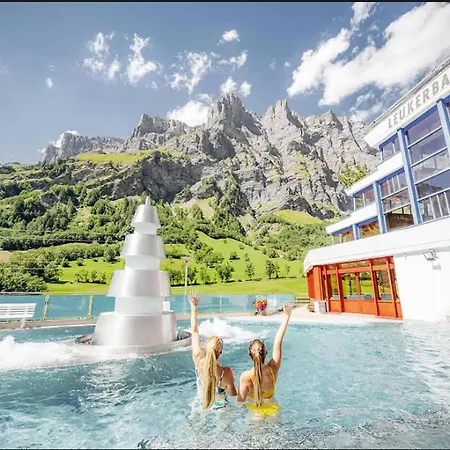 Center, Sauna, View - Haus Linaria Leukerbad